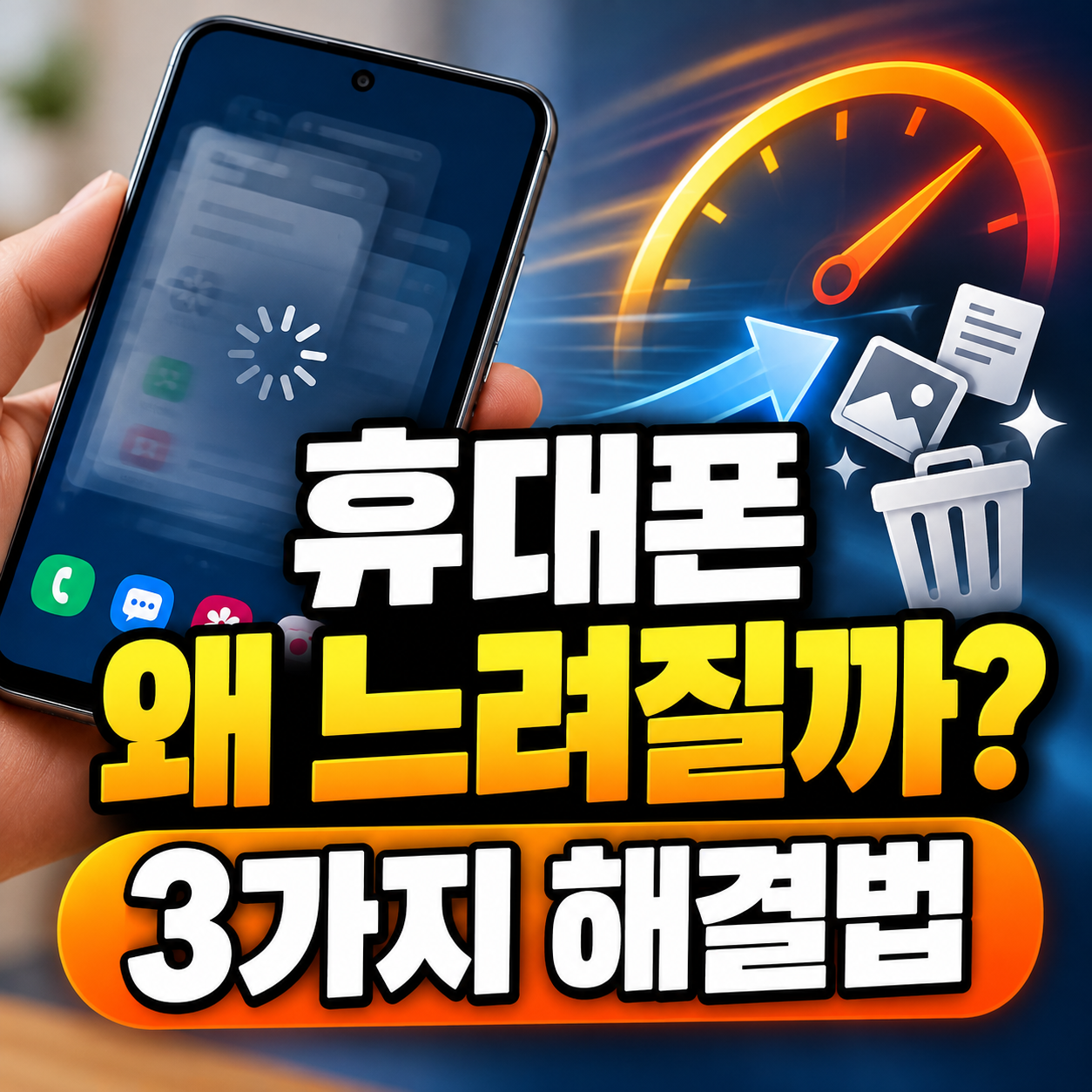 느려지는 휴대폰