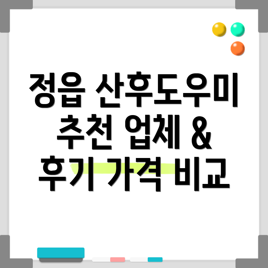 정읍시 신태인읍 산후도우미