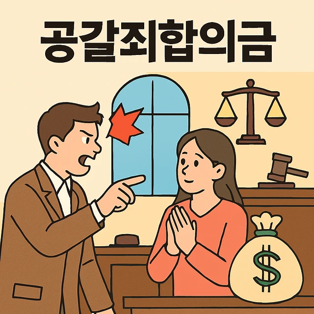 공갈죄합의금