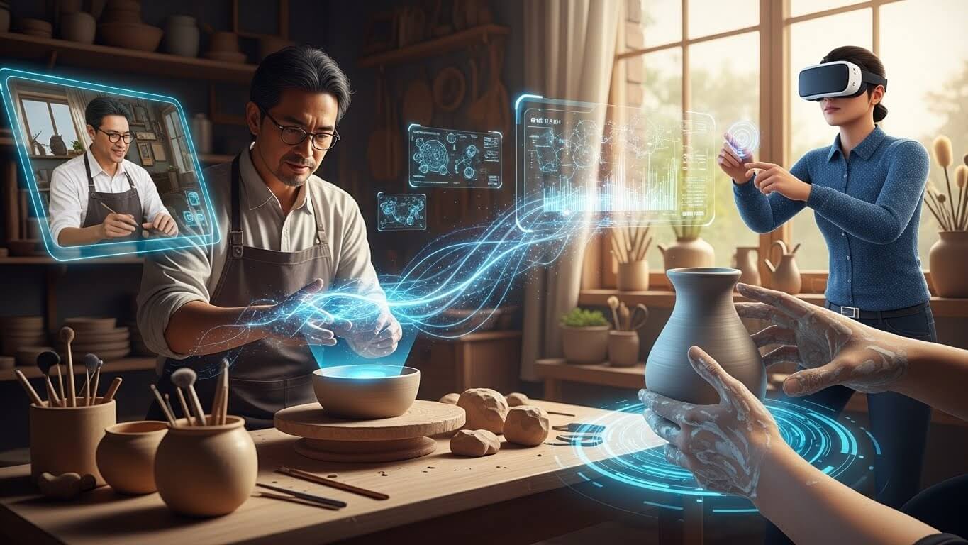 디지털 시대의 전통기술 관련 사진