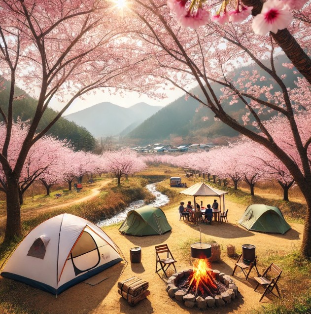 경상북도 벚꽃 캠핑장 추천_관련사진