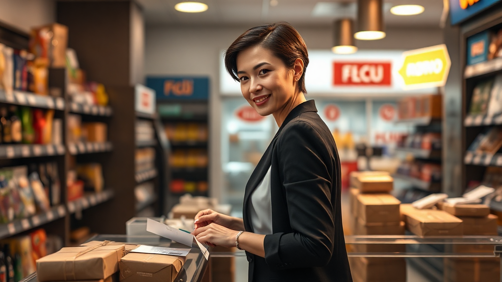 택배-발송하는-여성