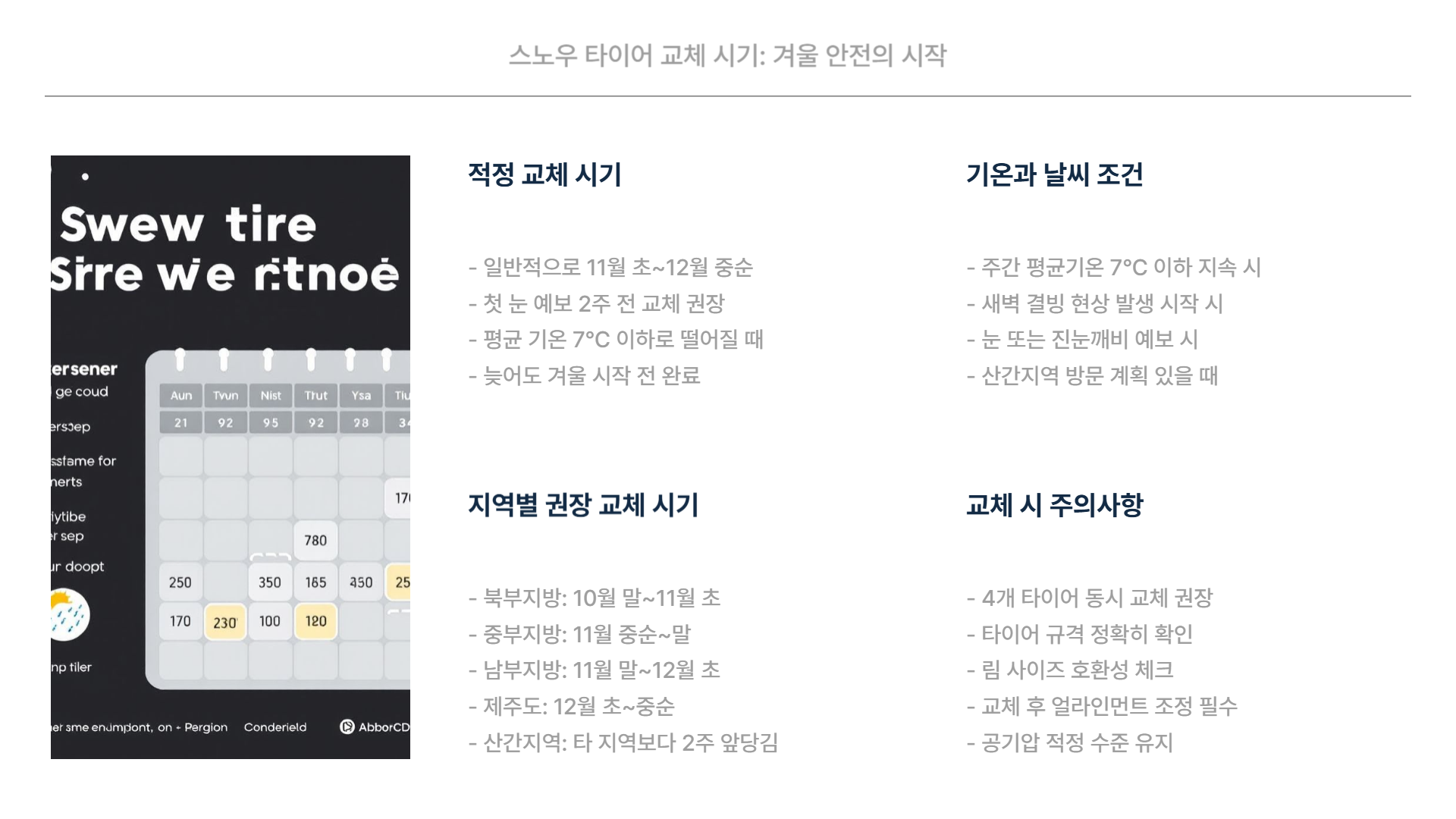 타이어 교체 시기