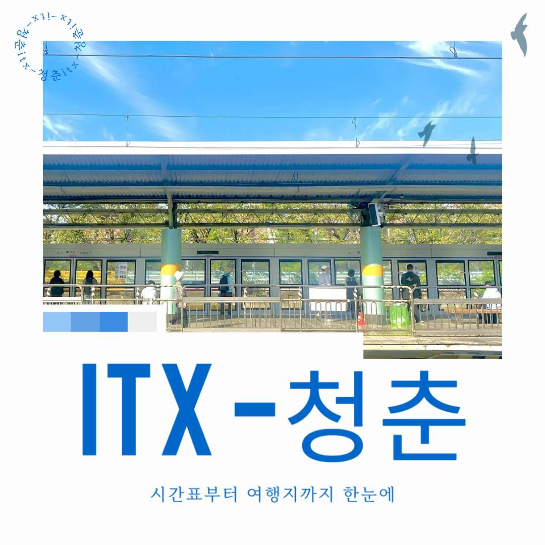 ITX‑청춘 완전 정복! 시간표부터 여행지까지 한눈에 🎒