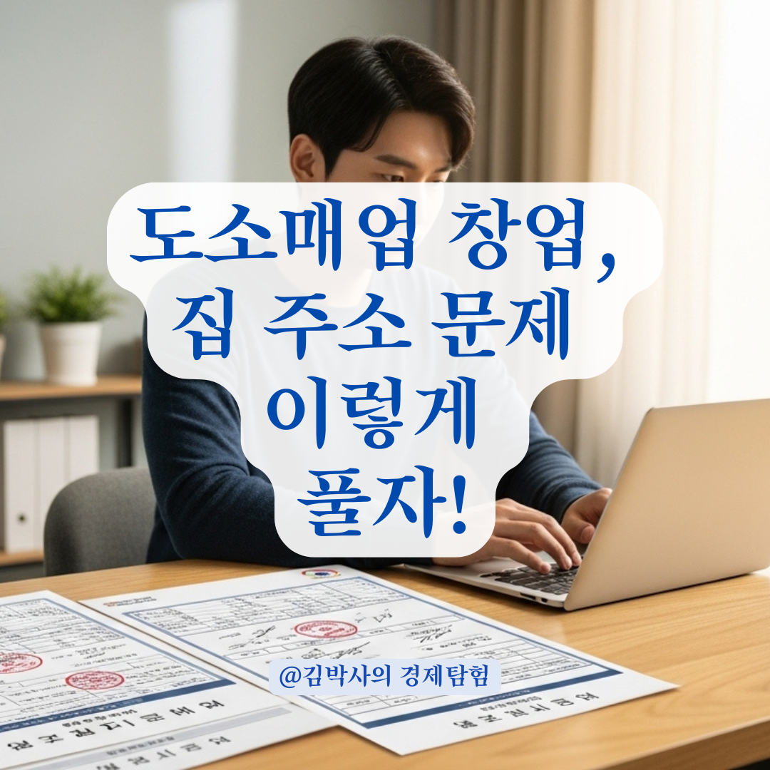 도소매업 창업하려는데 집 주소라서 막혔다면? 이 방법으로 풀 수 있어요.