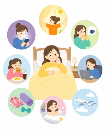 수면리듬 무너지는 생활 습관 설명14
