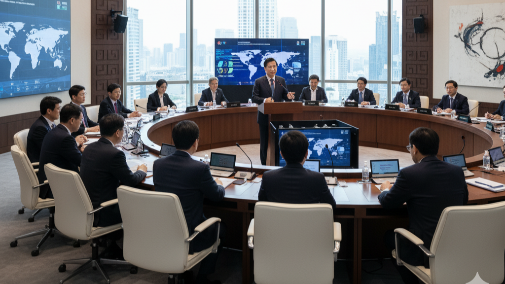 이재명 대통령이 APEC 회의에서 여러 국가 정상들과 적극적으로 외교 활동을 펼치는 모습.(이해를 돕기 위해 첨부된 이미지이며, 본문 내용과 무관합니다.)