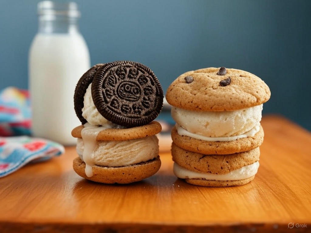 아이스크림 샌드위치 🍪🍦 쿠키 사이에 감춰진 시원한 달콤함의 매력