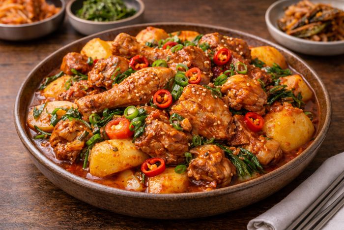 집에서 만드는 매콤 닭볶음탕 레시피