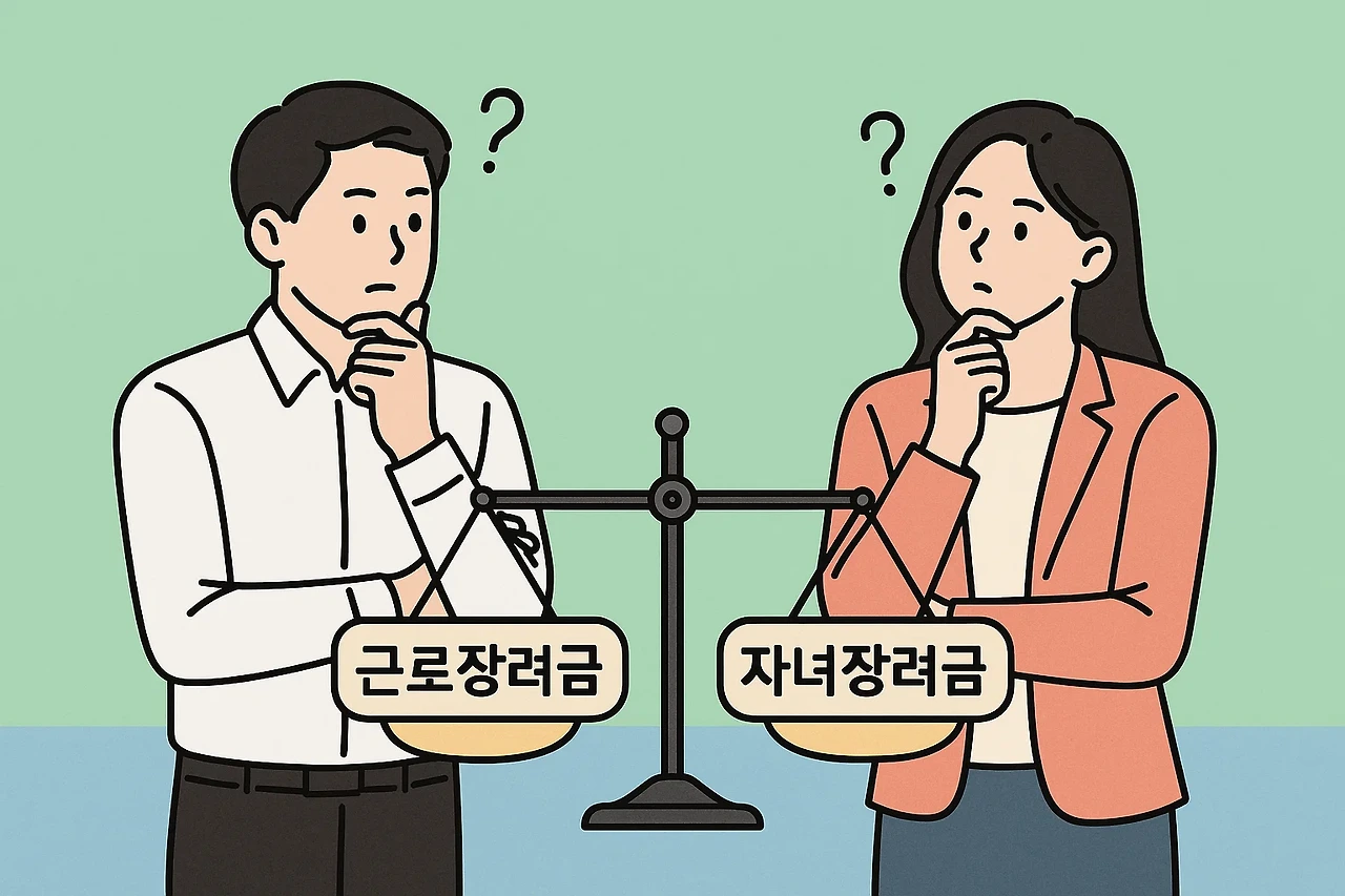 근로장려금과 자녀장려금 비교 썸네일