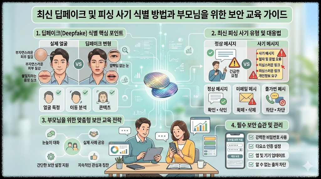 최신 딥페이크 및 피싱 사기 식별 방법과 부모님을 위한 보안 교육 가이드