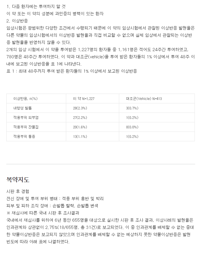 주블리아외용액-복용-주의사항