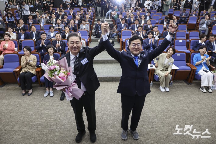 김병기 의원 민주당 원내대표 당선