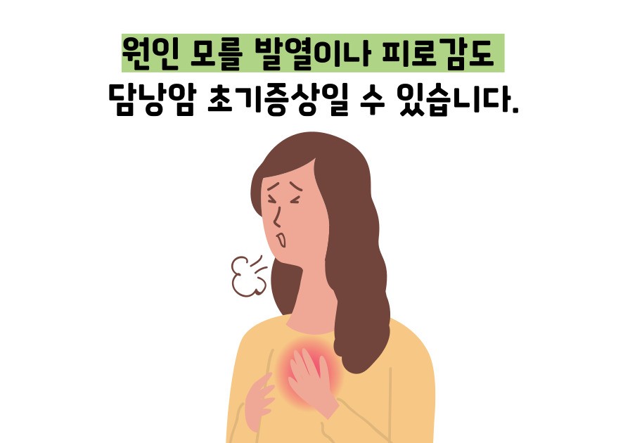 담낭암 초기증상