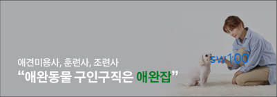 애완동물 구인구직 애완잡