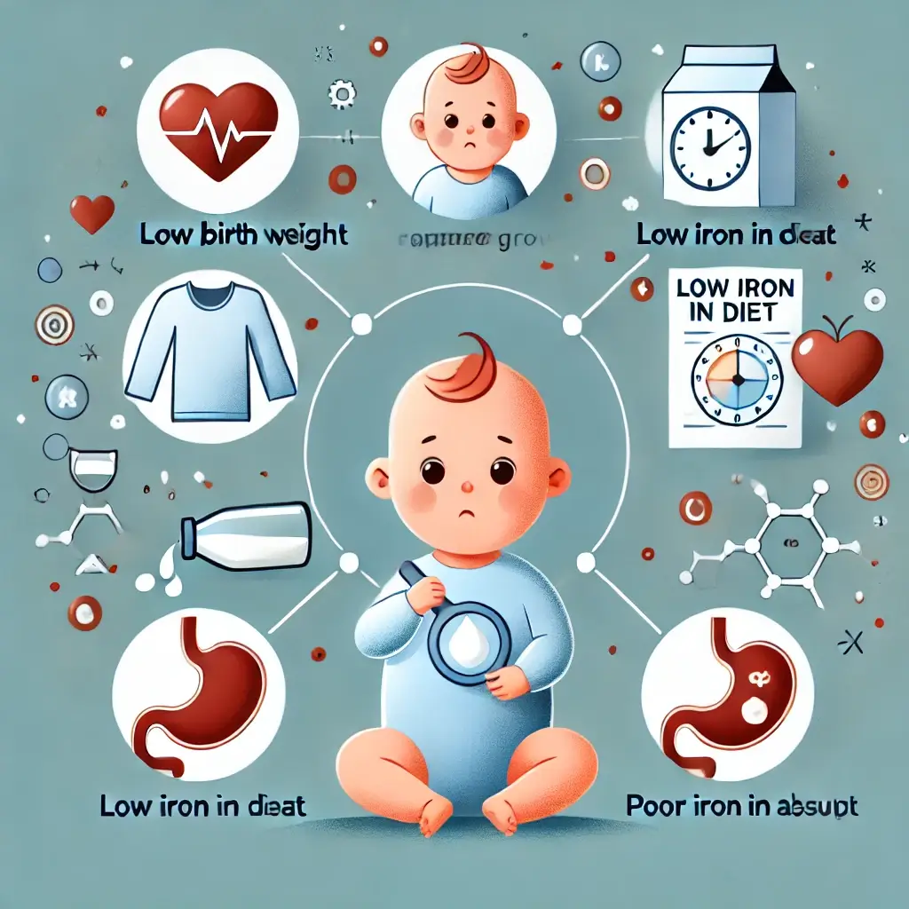 아기 철분 부족 원인