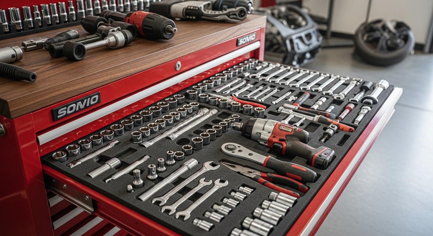 자동차 정비 공구함