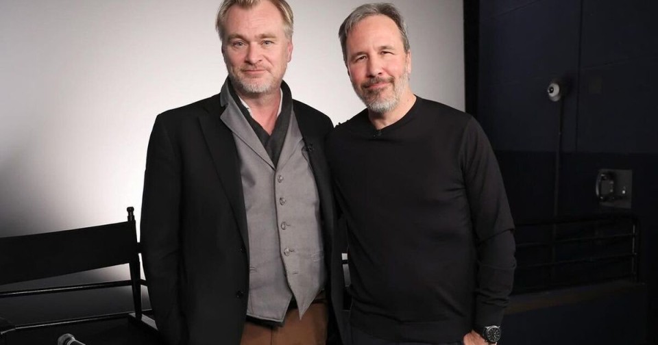 크리스토퍼 놀란 감독과 드니 빌뇌브 감독의 사진