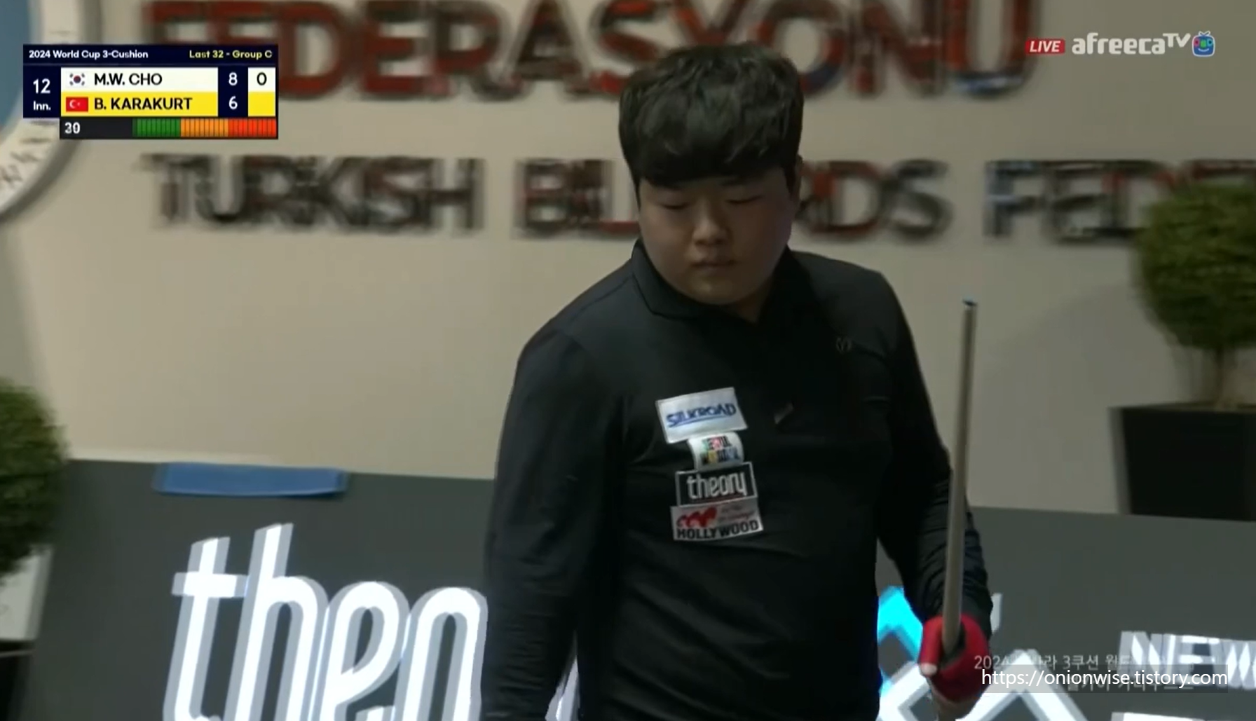 조명우의 2024 앙카라 세계 3쿠션 당구 월드컵 경기결과