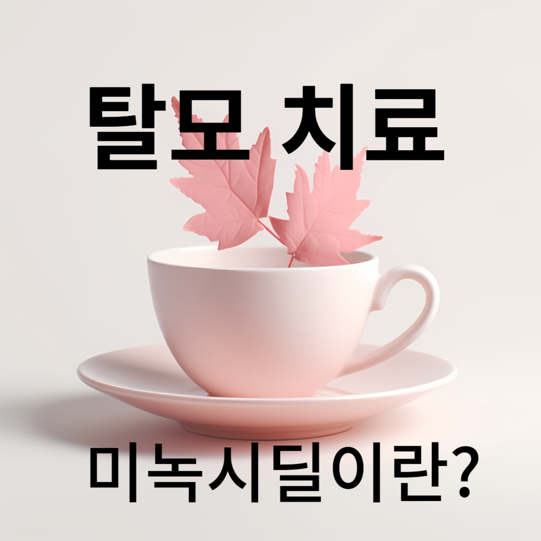 미녹시딜: 탈모인들을 위한 희망의 등불