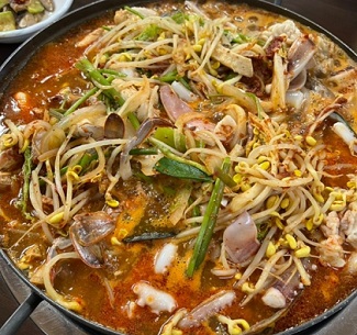 해물곱창전골
