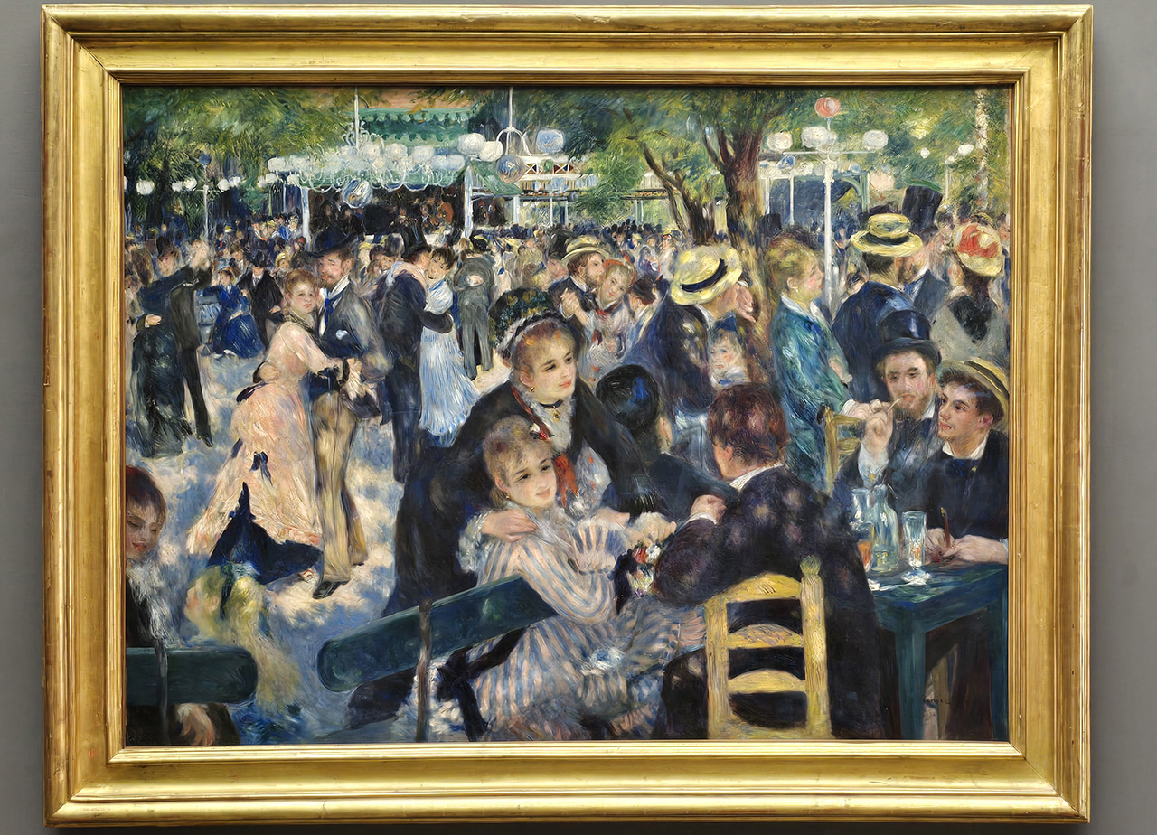 물랭 드 라 갈레트의 무도회, 르누아르 (Bal du moulin de la Galette, Renoir)