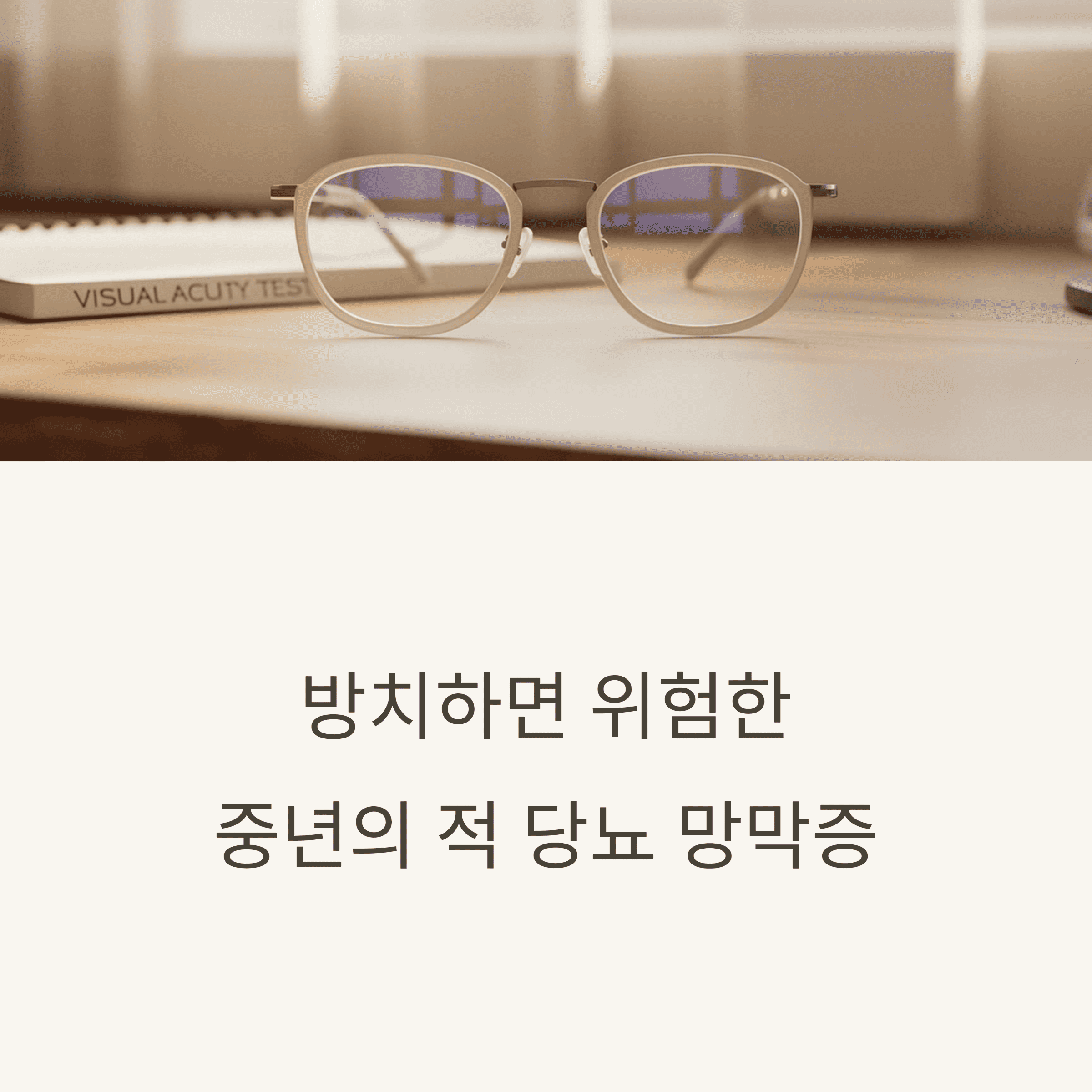 당뇨 망막증 8주 전략으로 막아보자