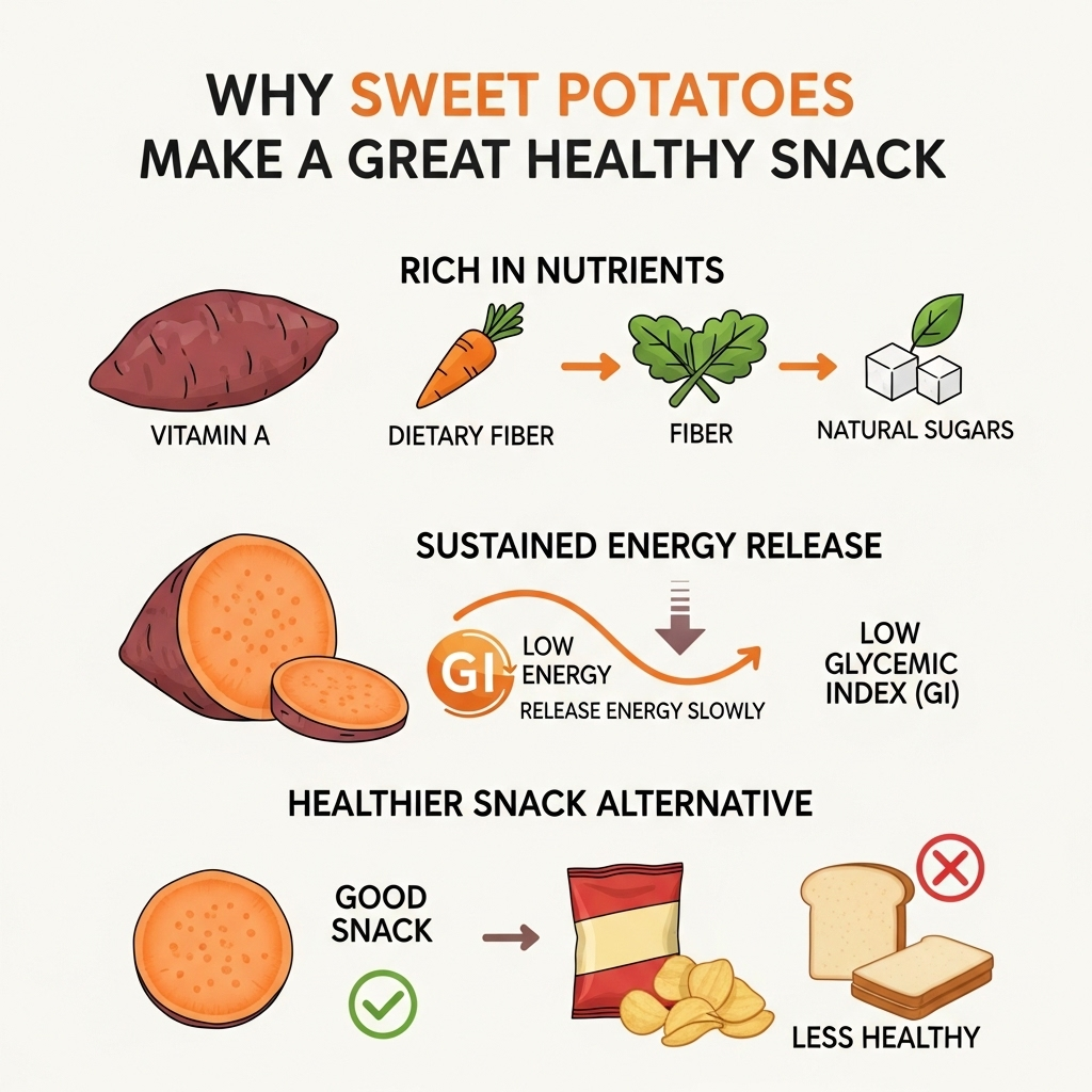 고구마가 건강 간식으로 좋은 이유는?