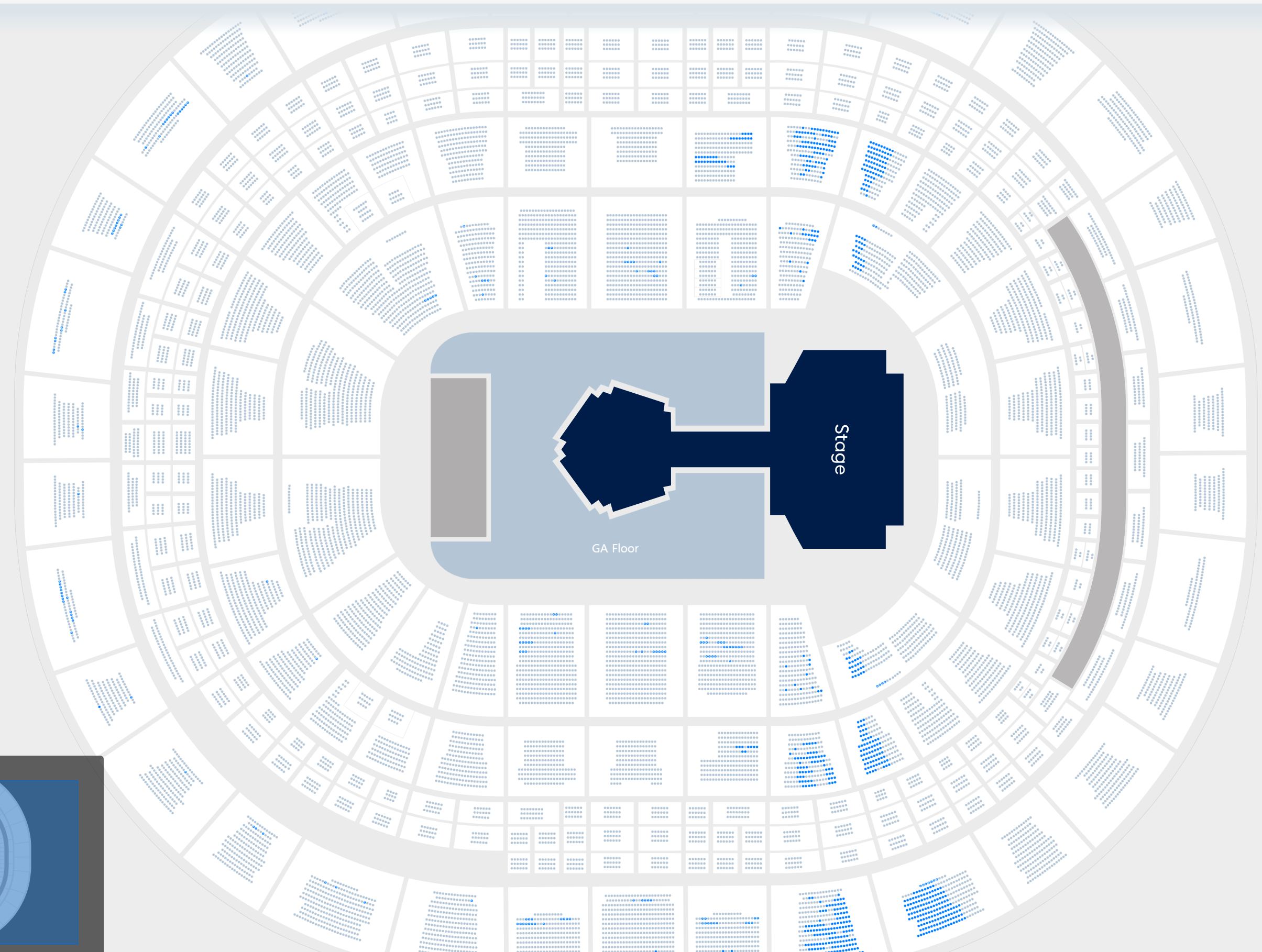 2024 TOMORROW X TOGETHER WORLD TOUR &amp;lt;ACT : PROMISE&amp;gt; IN U.S. CRYPTO.COM ARENA 좌석배치도