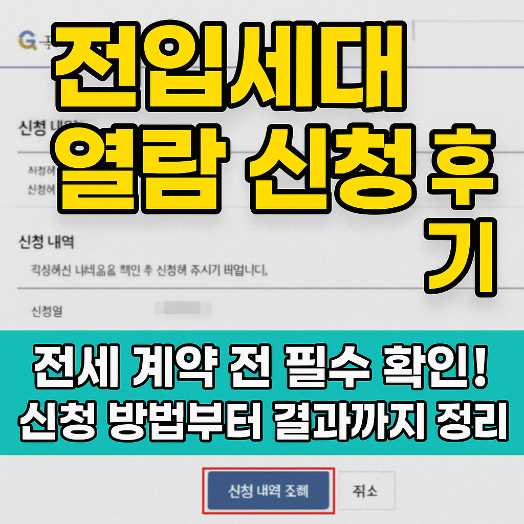 전입세대 열람 신청