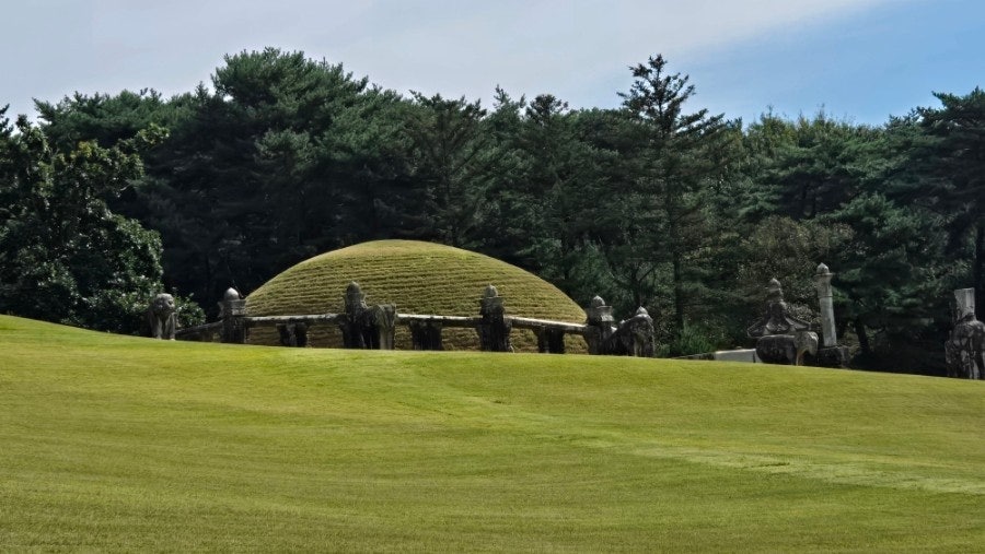 여주에 위치한 세종대왕릉 사진