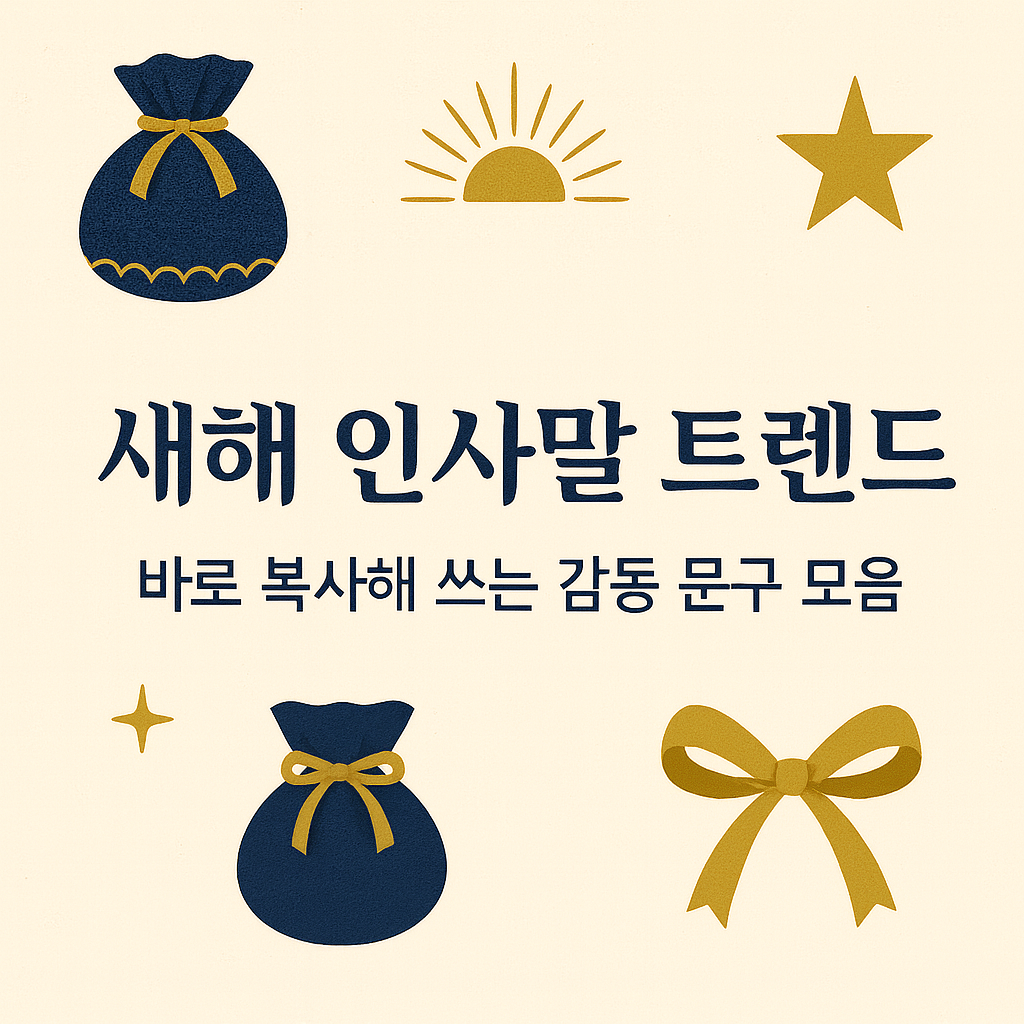 새해인사말 문구