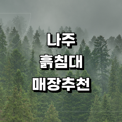 나주시 흙침대