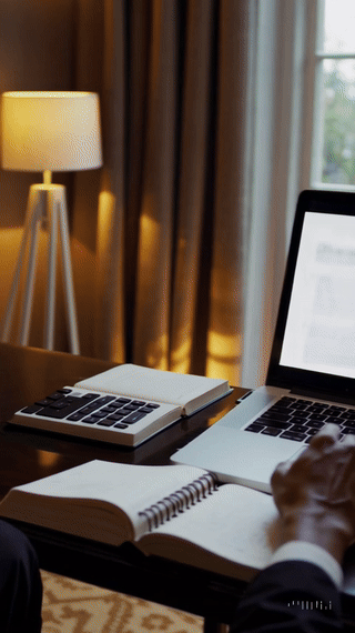 수입과 지출의 철저한 기록에 대한 gif 이미지