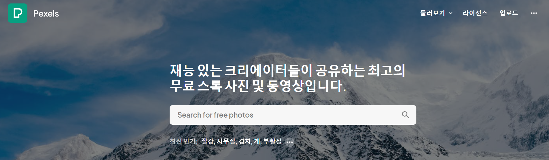 무료 이미지 사이트 픽셀스