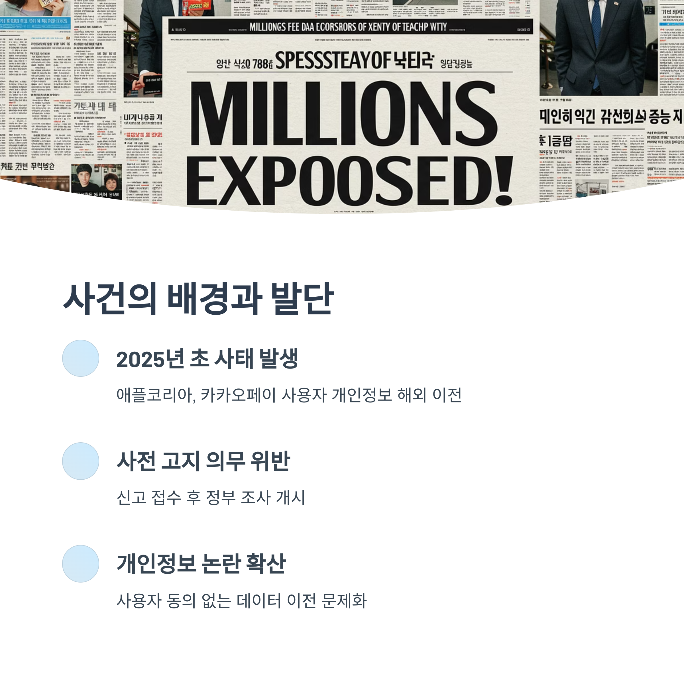 사건의 배경과 발단