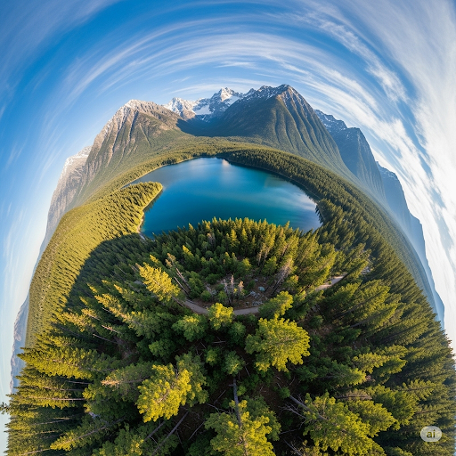 360 카메라로 찍은 사진