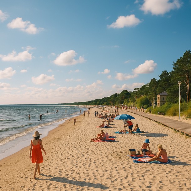 라트비아 여행, 유르말라해변