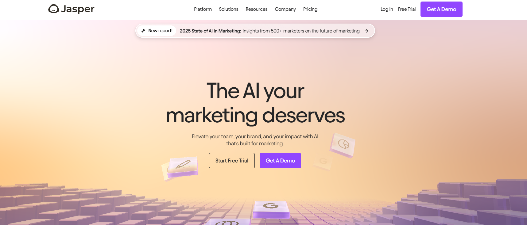 Jasper관련 홈 화면 사진