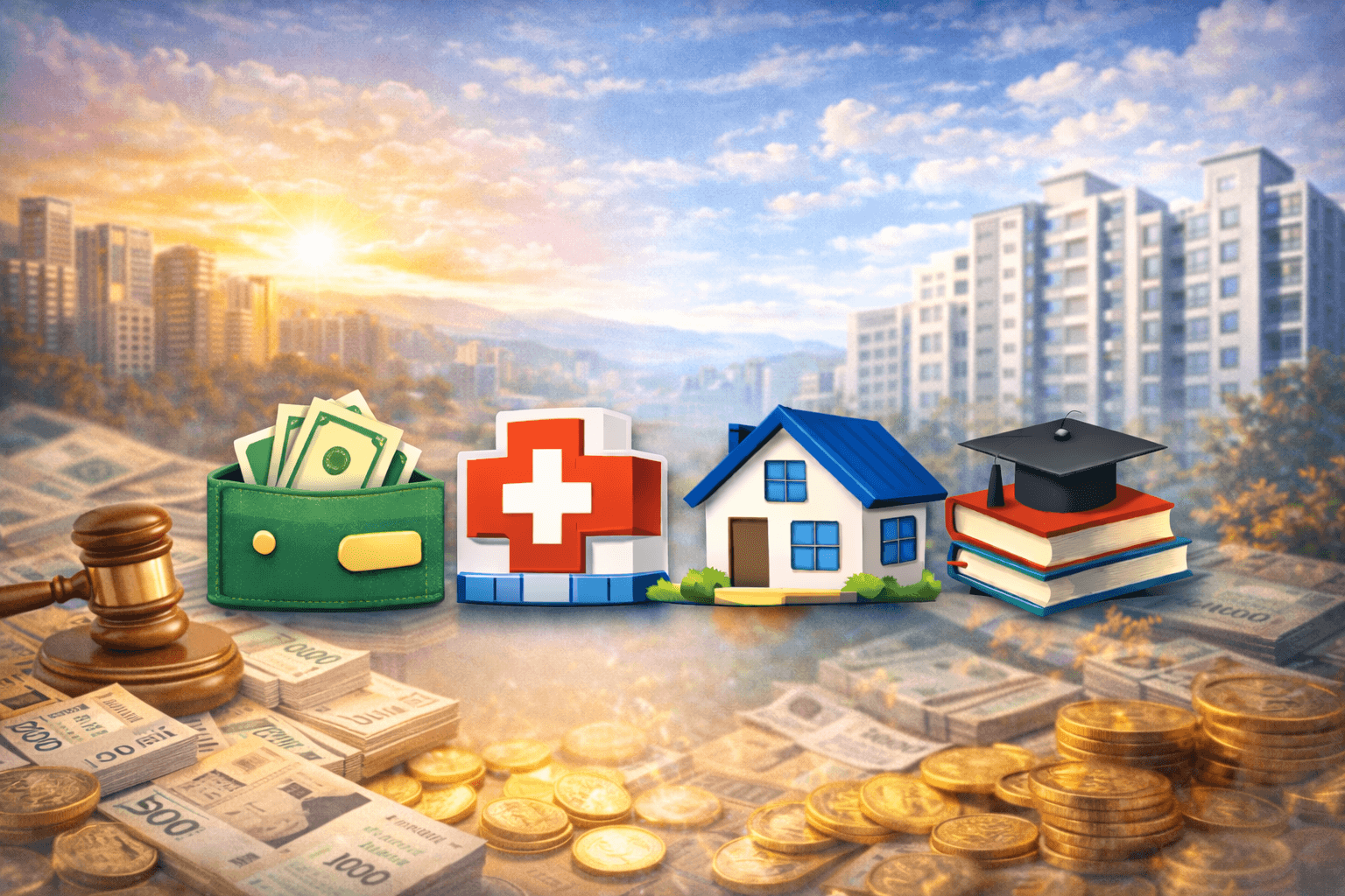 2026년 기초생활수급자 조건 변경 총정리 (생계&middot;의료&middot;주거&middot;교육급여)