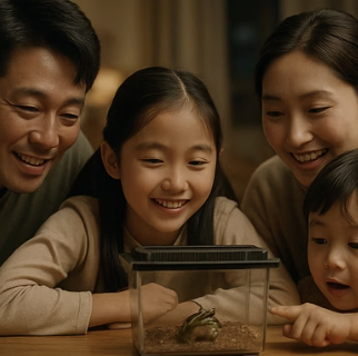 아이와 함께 개구리키우기&amp;#44; 교육용 반려동물로 최고인 이유