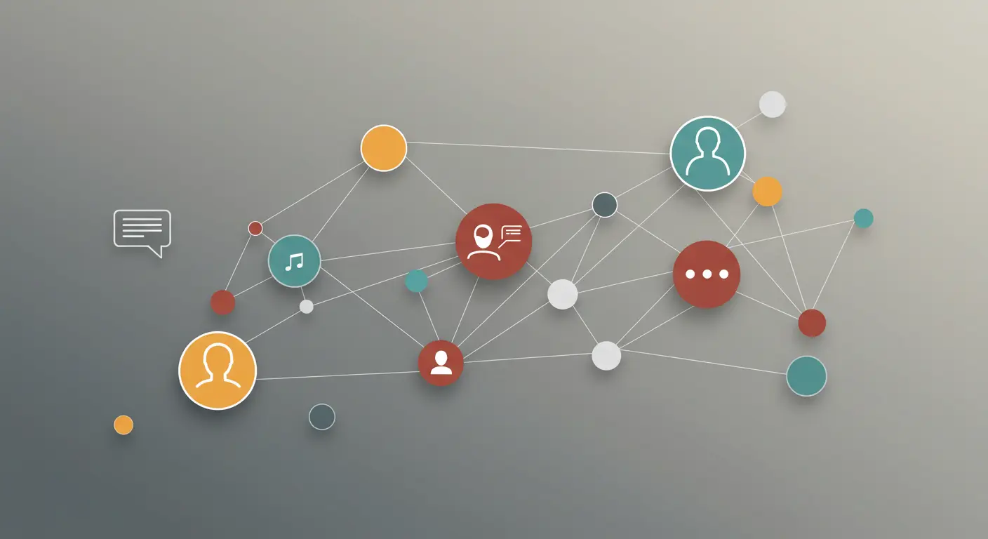 A graphic that can symbolize speaking habits