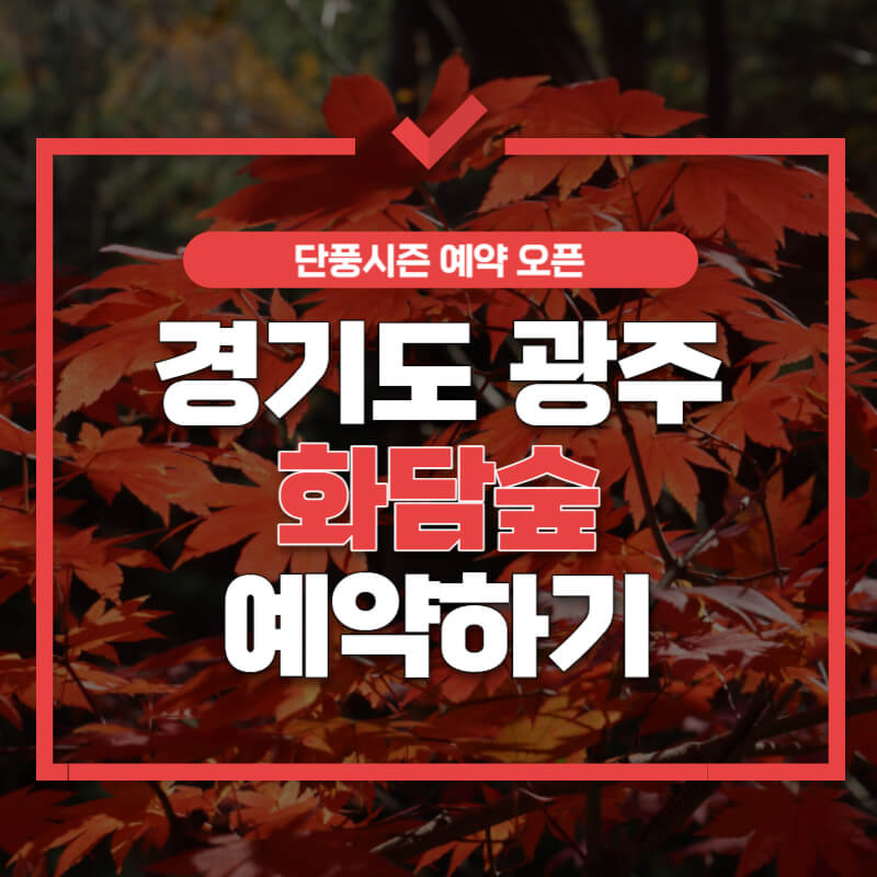 화담숲 예약하기 썸네일