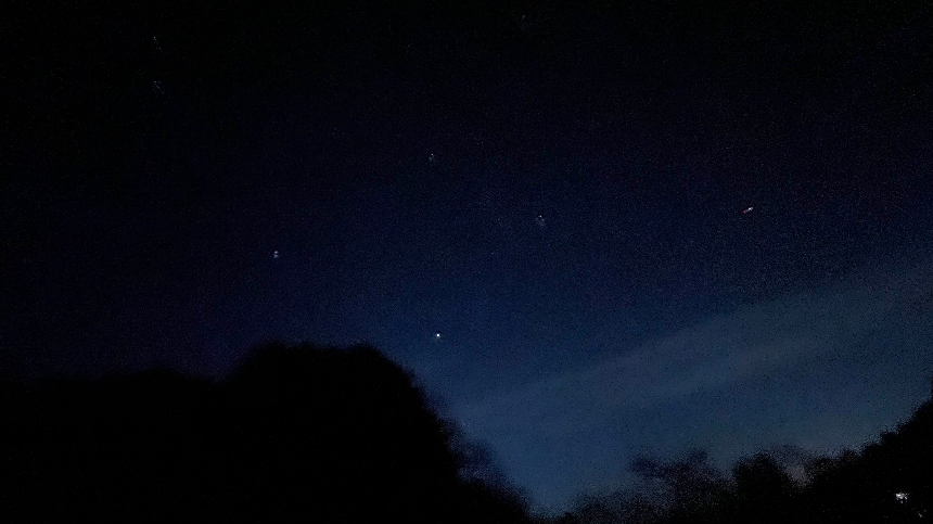 도심배경으로 한 별빛사진2