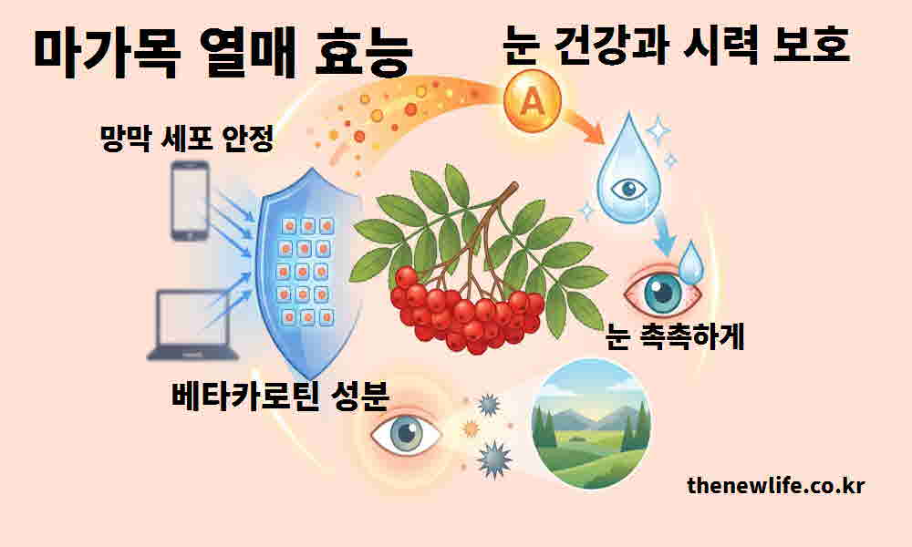 마가목열매 효능 눈 건강 시력 보호