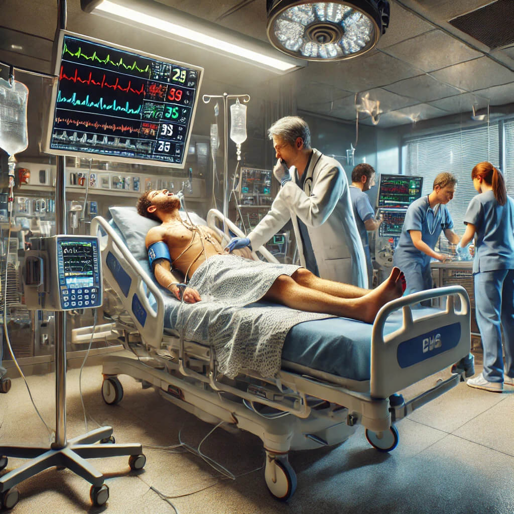 고혈당-쇼크-환자와-의료진