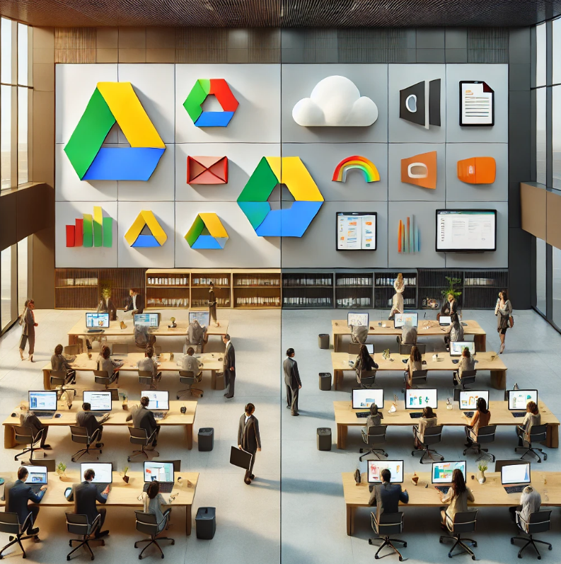 구글드라이브 vs 오피스365 사진
