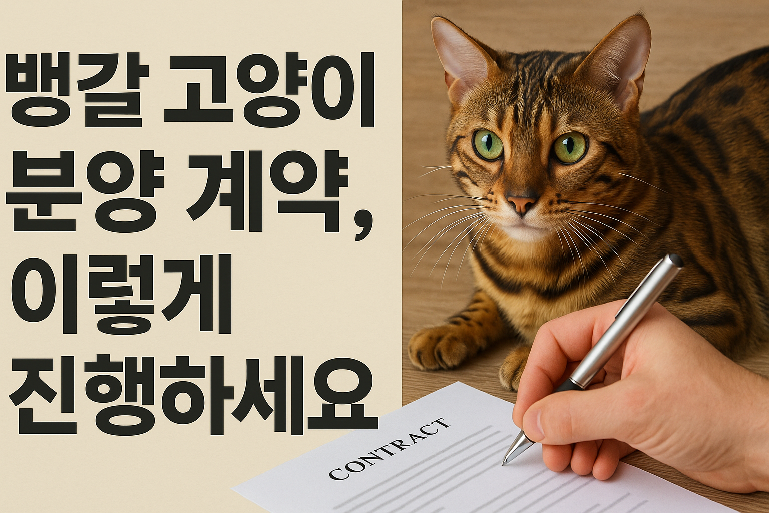 뱅갈 고양이