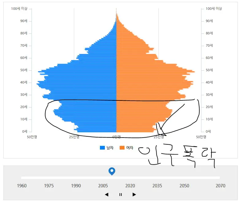 2010년 인구 분포