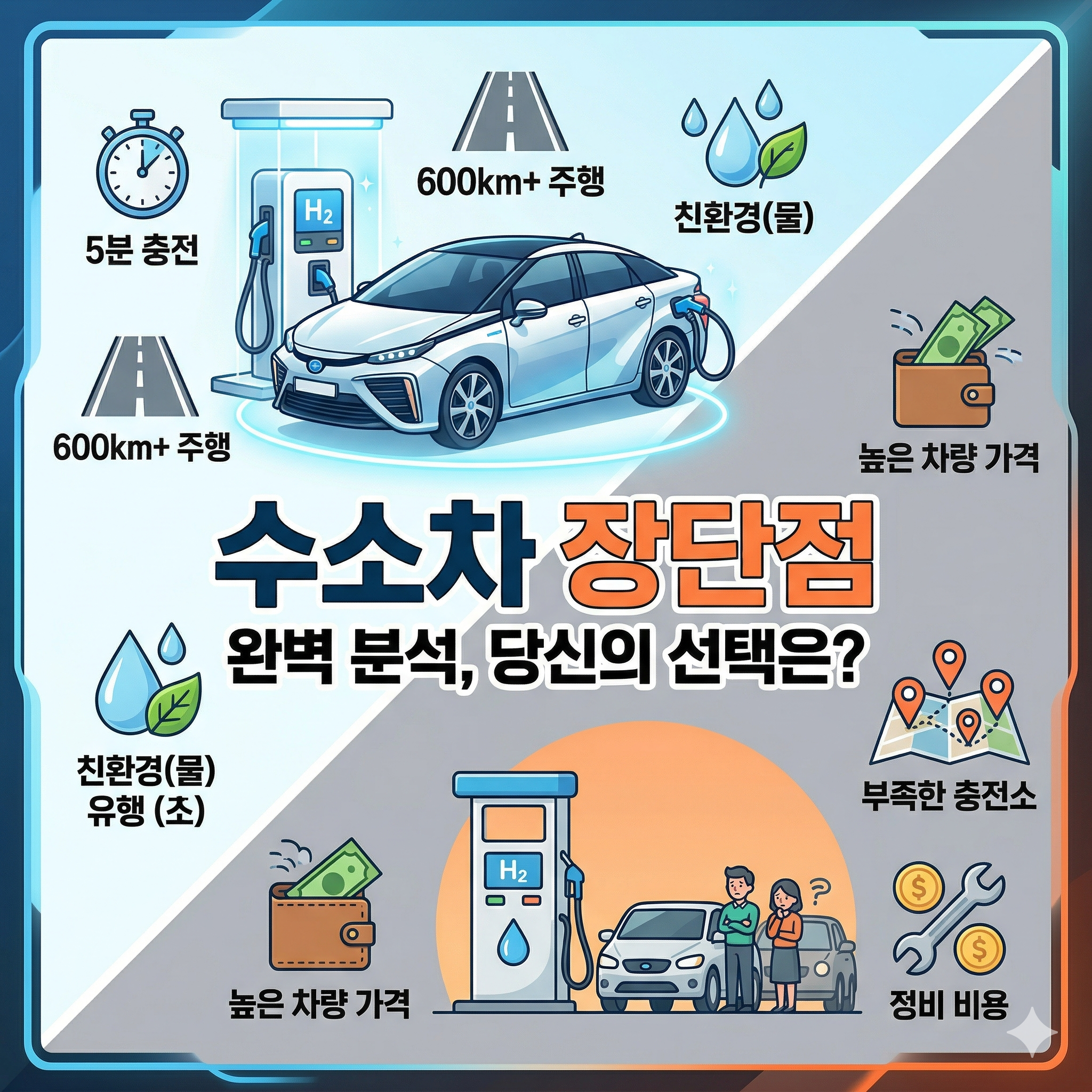 수소차 장단점 총정리, 친환경 모빌리티의 새로운 대안일까?